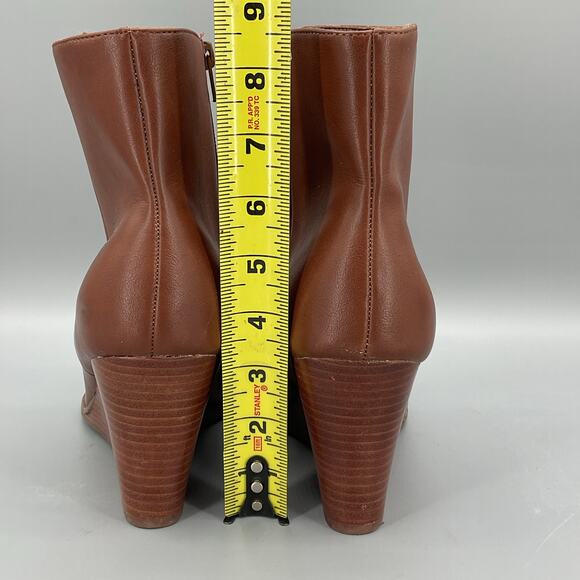 NEW Dolce Vita Women’s Rupart Wedge Heel Booties Brown Size 11 - Picture 4 of 10